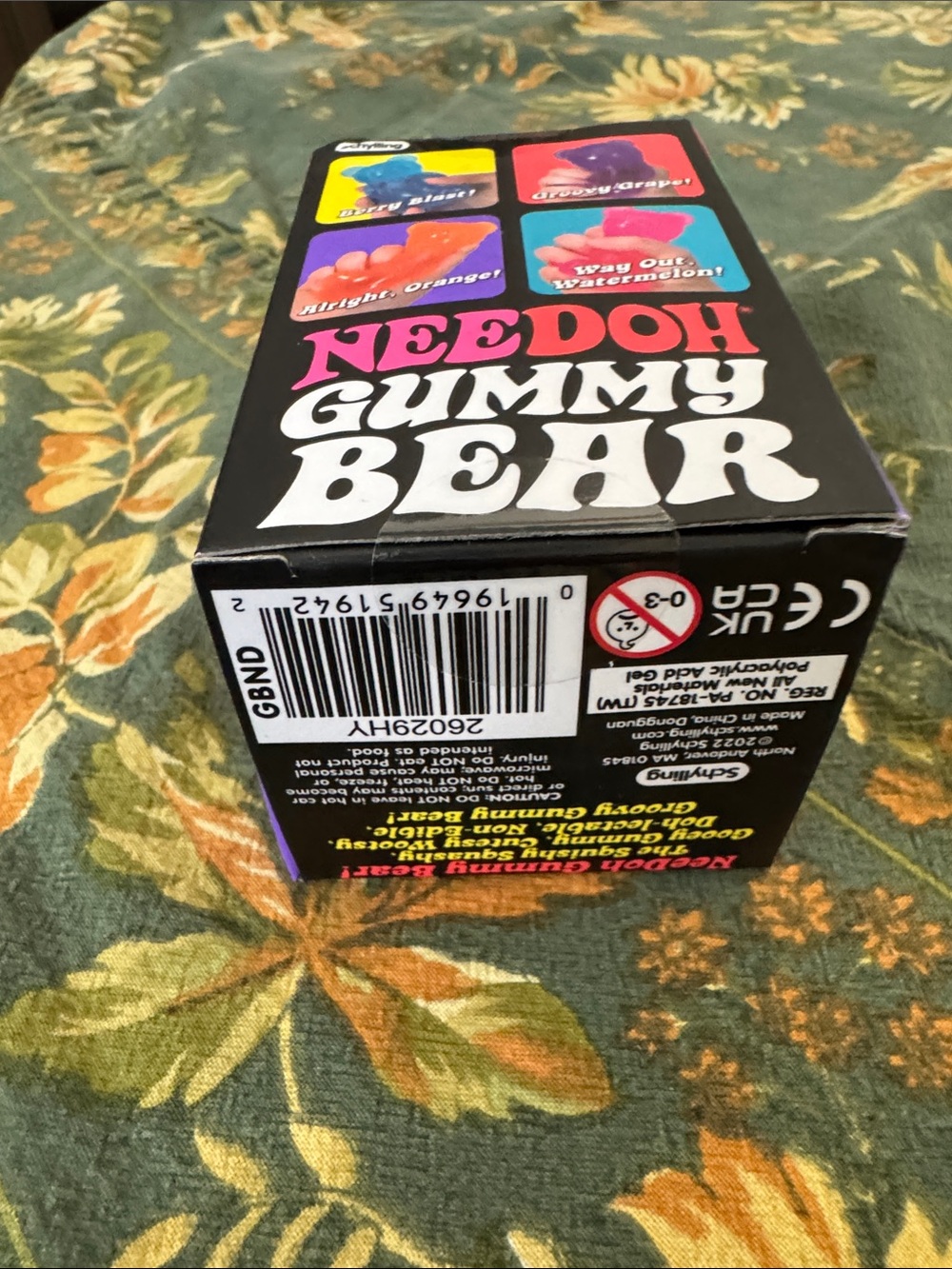 Nee Doh Gummy Bear Kids Toy - way out watermelon Pink - Picture 6 of 6